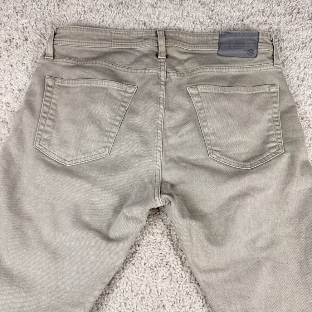 AG Adriano Goldschmied Men's W34 x L32‎ Tan Tellis Modern Slim Fit Thrash Legs - Picture 8 of 12